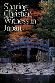 Cover of: Sharing Christian witness in Japan. by 