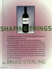 Cover of: Shaping things by Bruce Sterling