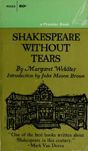 Cover of: Shakespeare without tears. by Margaret Webster