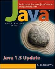 Cover of: An Introduction to Object-Oriented Programming with Java 1.5 Update with OLC Bi-Card