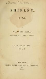 Cover of: Shirley by Charlotte Brontë