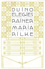 Cover of: Duino elegies by Rainer Maria Rilke