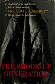 Cover of: The shook-up generation. by Harrison Evans Salisbury