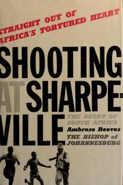 Cover of: Shooting at Sharpeville