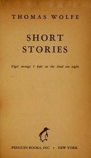 Cover of: Short stories by Thomas Wolfe