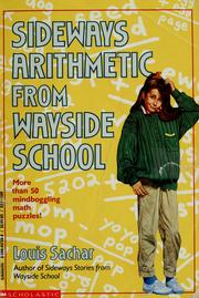Cover of: Sideways Arithmetic from Wayside School by Louis Sachar