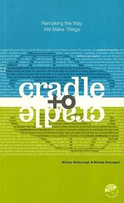Cover of: Cradle to Cradle by William McDonough, Michael Braungart