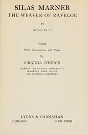 Cover of: Silas Marner by George Eliot, George Eliot