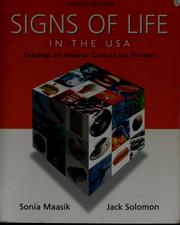 Cover of: Signs of life in the U.S.A. by [edited by] Sonia Maasik, Jack Solomon.