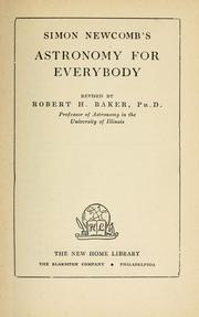 Cover of: Simon Newcomb's Astronomy for everybody by Simon Newcomb