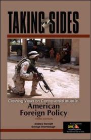 Cover of: Taking Sides: Clashing Views on Controversial Issues in American Foreign Policy (Taking Sides : Clashing Views on Controversial Issues in American Foreign Policy) by Andrew Bennett, George Shambaugh
