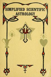 Cover of: Simplified scientific astrology by Max Heindel