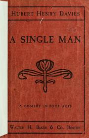 Cover of: A Single man