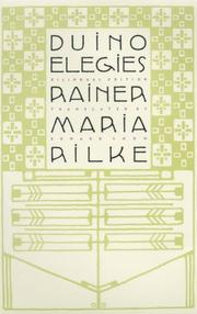 Cover of: Duino Elegies by Rainer Maria Rilke