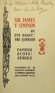 Cover of: Sir James Y. Simpson