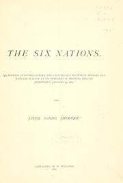 Cover of: The Six nations. by Daniel Sherman