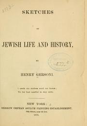 Sketches of Jewish life and history