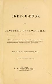 Cover of: The sketch-book of Geoffrey Crayon, gent. ... by Washington Irving