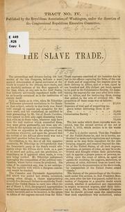 Cover of: slavery question in New-York.