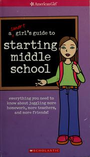 A smart girl's guide to starting middle school