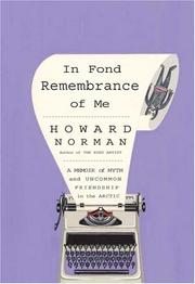 Cover of: In Fond Remembrance of Me by Howard Norman