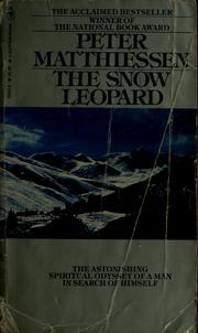 Cover of: The Snow leopard by Peter Matthiessen