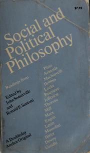 Cover of: Social and political philosophy