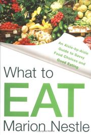 Cover of: What to Eat by Marion Nestle