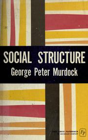 Cover of: Social structure. by George Peter Murdock