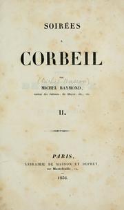 Cover of: Soirées a Corbeil