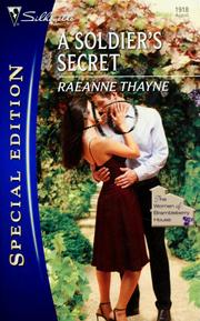 Cover of: A soldier's secret by RaeAnne Thayne