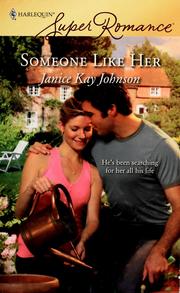 Cover of: Someone like her by Janice Johnson