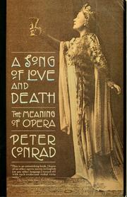Cover of: A song of love and death by Conrad, Peter
