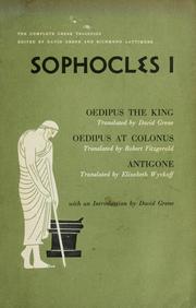 Cover of: Sophocles. by Sophocles