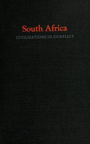 Cover of: South Africa; civilizations in conflict. | Jim Hoagland