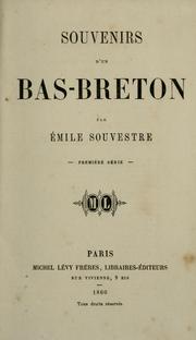 Cover of: Souvenirs d'un bas-breton.