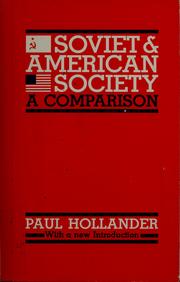 Cover of: Soviet and American society: a comparison