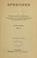Cover of: Speeches by Thomas, Babington Macaulay ...