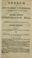 Cover of: Speech at the bar of the House of Lords against the iniquitous Corporation bill on Thursday, 30th, and Friday, 31st July, 1835