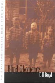 Cover of: Blind obedience: a true story of family loyalty and murder in South Georgia
