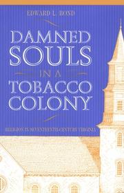 Cover of: Damned Souls in a Tobacco Colony by Edward Bond