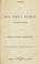 Cover of: Speech of Hon. John J. Pearce, of Pennsylvania, on the slavery question