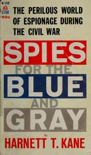 Cover of: Spies for the Blue and Gray
