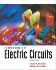 Cover of: Fundamentals of Electric Circuits, Second Edition (Book & CD-ROM) by Charles Alexander, Matthew Sadiku