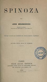 Cover of: Spinoza. by Léon Brunschvicg