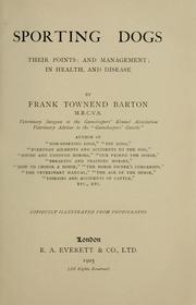 Cover of: Sporting dogs by Frank Townend Barton