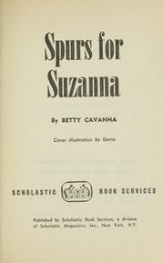 Cover of: Spurs for Suzanna
