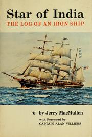 Cover of: Star of India: the log of an iron ship