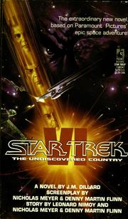 Cover of: The Undiscovered Country: Star Trek VI