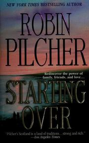 Cover of: Starting over by Robin Pilcher